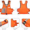 Swim Vest with Adjustable Safety Straps for Adults, Small