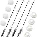 NTW4516FW2 NTW4516FW3 NTW4516FW1 NTW4605EW0 Washer Suspension Rod kit for A.mana Whirl.pool WTW4800BQ1 WTW4816FW2 WTW4816FW2 Models W10780045 Suspension Rods by TOMOON