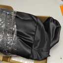 FH Group Premium Faux Leather Black Armrest Cover Semi-Universal Fit, One Pair, Set of 2 Black