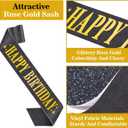 50th Birthday Decorations for Men Women,27PCS 1974 Banner Decorations,Including 1974 Banner,9 Honeycomb Topper,50 Balloons,Anniversary Card,Cheers to 50 Years Banner,7 Hanging Swirl,6 Paper Poms,Sash