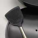Carbon Steel Wok, 13-Inch, Pre-Seasoned, Non-Stick, with Lid and Spatula, Flat Bottom, Ideal for Stovetop Cooking