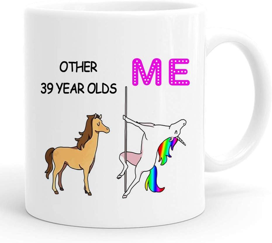 Funny 39th Birthday Gifts for Women ,39th Birthday Gift, 39th Birthday Mug, 1983 39 Year Old Birthday Gifts, Happy 39th Birthday Gag Mugs for Her, Friend, Mom, Sister, Wife, Coworker, 11 Ounces (Me)