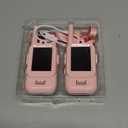 Video Walkie Talkies for Kids, Handheld 2 Pack Rechargeable Video Intercom Kids Walkies Talkies, Indoor Outdoor Toys for Family Games, Outside, Camping, Hiking for Boys Girls Ages 3-12 (Pink/Pink)