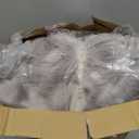 Cozy Bliss Faux Fur Throw Blanket for Couch, Fuzzy Soft Plush Thick Bubble Blanket for Sofa Bedroom Living Room, 50 * 60 Inches Tie-dye Taupe