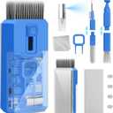 Ordilend Keyboard Cleaning Kit Laptop Cleaner, All-in-One Computer Camera Cleaning Kits Brush Tool, Multi-Function PC Electronic Cleaner for iPad iPhone Pro Earbuds Camera Monitor with Patent, SkyBlue