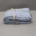PHF 100% Cotton Waffle Weave Blanket King Size for Bed, Soft Lightweight & Breathable for Spring and Summer, All-Season Comfort, Luxury Aesthetic Blanket for Home Decor, 108"x90", Sky Blue