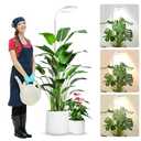 wolezek Grow Lights for Indoor Plants Full Spectrum, 80 LEDs 3 Colors Grow Light, 65in Large Plant Lights for Indoor Growing with 360°Gooseneck, 6/12/16H Timer, 5 Brightness, Height Adjustable, White