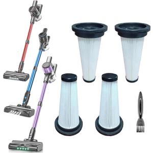 4Pack Hepa Filters Replacement Compatible with MBYULO and OUYFHK A27/A27R/A27D Handheld Vacuum. Washable Filters Works with MBYULO Cordless Vacuum Cleaner
