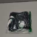 WDIRARA Women's 3D Floral Cut Out One Piece Swimsuit Deep V Neck Tie Halter Backless Swimwear Black and White, Small