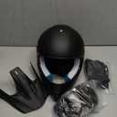 Youth Dirt Bike Helmet DOT Certified - Full Face Motorcycle Helmet for Off-Road, ATV, Street Riding, Includes Adjustable Goggles & Protective Gloves (Small, BLACK)