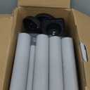 Kids Play Kitchen Toys, Kids BBQ Grill Playset with Smoke Sound Light, 2-Layer Barbecue Toy with Wheel, Outdoor Play Grill Toys for Toddlers 3-5, Play Food Toys Cooking Set, Birthday Gift for Boy Girl (Black and Red)