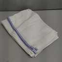 6 x Homaxy Kitchen Towels 6 Pack, 15 x 25 Inch, 100% Ring Spun Cotton Highly Absorbent Dish Towels for Kitchen Drying, Reusable Cleaning Cloths, Soft Tea Towel with Hanging Loop, Blue Stripe
