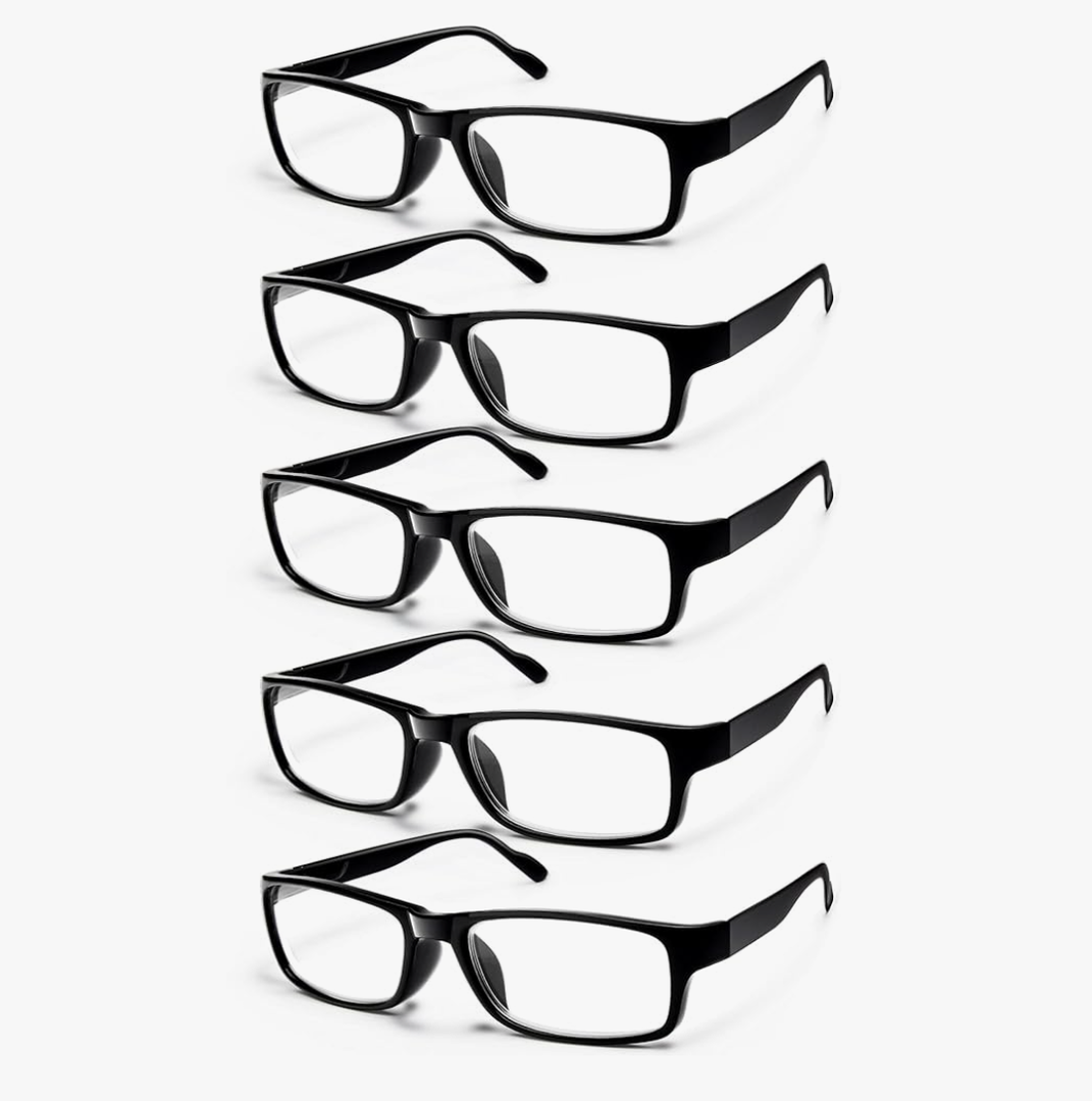 Gaoye Professional Reading Glasses for All Day - Computer Readers with Blue Light Protection - Value Pack