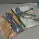 5 Pieces Silicone Spatula Set, Food Grade Rubber Spatula, Upgrade Strong Handle with Ergonomic Grip, Heat Resistant Up to 600F for Nonstick Cookware, Cooking (Neutral)