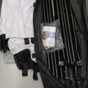 Projector Screen with Stand - 150 Inch Projector Screen Outdoor Indoor Projector Screens 16:9 4K HD Outdoor Movie Screen with Carry Bag, Enioy Home Theater Projection Screen