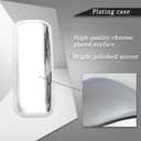 Door Mirror Covers Fit Kenworth T660 T170 T270 T370 T440 T470 T800 T600 Mirror Cover Replacement Passenger Side Right Kenworth Mirror Accessories (Chrome), Standard
