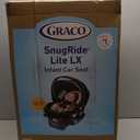 Graco SnugRide Lite LX Infant Car Seat, Lightweight Rear-Facing Seat for Babies 430 lb, 4-Position Adjustable Base, LATCH Installation & ProtectPlus Engineered, Studio, Manufactured Date 04/10/2026