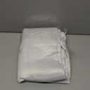 HomeJoy Rectangle Fancy Metallic Sparkling Snowflake Christmas Fabric Table Cloth red Hunter Gold Navy White Silver No-Iron Soil Resistant Woven Holiday Table Cover(White Silver/60x144Inch)