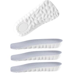Orthopedic High Pads 2.0, Insoles Height Increase, 4D Cloud Technology Insole, Height Increase Insoles for Men/Women, Memory Foam Arch Support Insoles (Gray, 1.5CM)