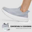 Womens Slip On Walking Shoes Breathable Sneakers for Women Lightweight Casual Shoes (7.5)
