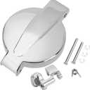 M MATI Fuel Cap Gas Cap Latch Kit Chrome for Honda CB200 CB350 CB360 CB400 CB450 CB500 CB550 CB750 CL200 CL350 CL360 CL450 SL350 17620-HR3-A20 17550-377-315