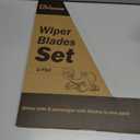 OEM Quality Windshield Wiper Blades, 18 and 18 DSV Standard Car Wiper Blades With Universal U/J Hook Only, Automotive Replacement Wiper Blades for my Car, Water Repellency Wiper Blade, Pack of 2