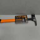 AluTec No. 1095 Framing Hammer Roughened Aluminium and Forged Steel Ergonomic 2 Component Handle 780 g 405 mm Length 140 mm Width Professional Tool for Roofers