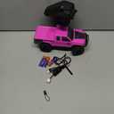 Axial RC Truck 1/24 SCX24 Base Camp 4x4 Rock Crawler Brushed RTR (Everything Needed to Run is Included) - Pink, AXI-1219T3