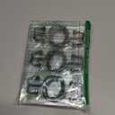 Shower Curtain Hooks, Goowin Shower Curtain Rings, Stainless Steel Black Shower Curtain Hooks, Shower Curtain Rings Rust Proof, Free Sliding Double Shower Hooks for Shower Curtain & Liners (Black)