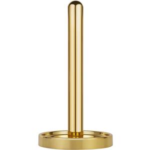 Ivilon Paper Towel Holder Stand - Steady and Easy Tear - Fits All Paper Towel Rolls - Gold Polished