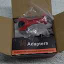 Pull Down Spray Head Replacement - for Kitchen Faucet Sprayer Head with 15 Adapters, 3 Function Pull Out Faucet Spray Nozzle, Brushed Nickel