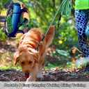 BTINESFUL  Dog Tie-Out Long Tether Rope Leash, Outdoor Dog Lead for Yard- Large Medium Dogs Outside Training, Playing, Camping, Backyard (20 Foot, Green)
