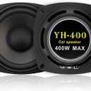 2 Pieces 4 Inch 2-Way Car HiFi Coaxial Speaker Vehicle Door Auto Audio Music Stereo Full Range Frequency Speakers