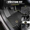 Floor Mats&Cargo Liner for 2026 Toyota RAV4 Hybrid,(Suitable for Hybrid Version) Full Set Car Floor mats with Cargo Liner,All Weather TPE Accessories for 2026 RAV4