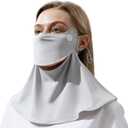Unisex Sun Protection Face Mask Ice Silk Bandana Scarf Cooling Face Neck UV Protection for Summer Outdoor Activities (Sun Protection Balaclava)