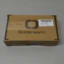 Goldenwarm 10 Pack 3-3/4 Inch Black Cabinet Pulls Square Drawer Handles Hardware for Kitchen Dresser Cupboard