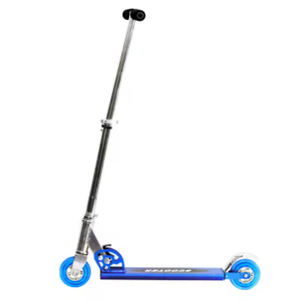 Heavy-Duty Kids 3-Wheel Scooter  Adjustable Height Handlebar, Sturdy Metal Frame, Non-Slip Deck, Foldable, for Ages 2+ (110 lbs Capacity) (Blue)