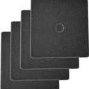 2 x Good Pet Stuff, Replacement Carbon Odor Control Filters for Hidden Litter Box Planter, Courtyard Square Shape, Easy to Install, Odorless, Absorbs Smells, Sunlight Activated Charcoal Infused, 4 Pack
