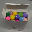 Boao 3 Pieces Wool Felt Ball Garland Colorful Pom Pom Garland Handmade 6.5 Feet Long 24 Balls Felt Banner for Wall Christmas Tree Decoration (Rainbow)