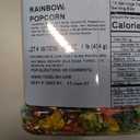 Gourmet Rainbow Colored Popcorn by It's Delish, 16 Oz Jumbo Container | Bulk Colorful Popcorn Snack - Fruity Flavored Air Popped Corn Fun Confetti | Birthday Party, Events  Gluten Free, Vegan, Kosher