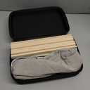 Upgraded 2-6 Players Rummy Cube Board Game Set with 6 Wooden Racks, 160 Tiles, Portable Case, Drawstring Bag and Dice, for Adults Friends Night Gifts Travel Party Sharpens Brain