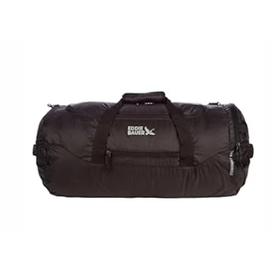 Eddie Bauer Stowaway Packable Duffel Bag | Travel | Foldable | Lightweight | Durable | Ripstop Polyester, 45L, Onyx