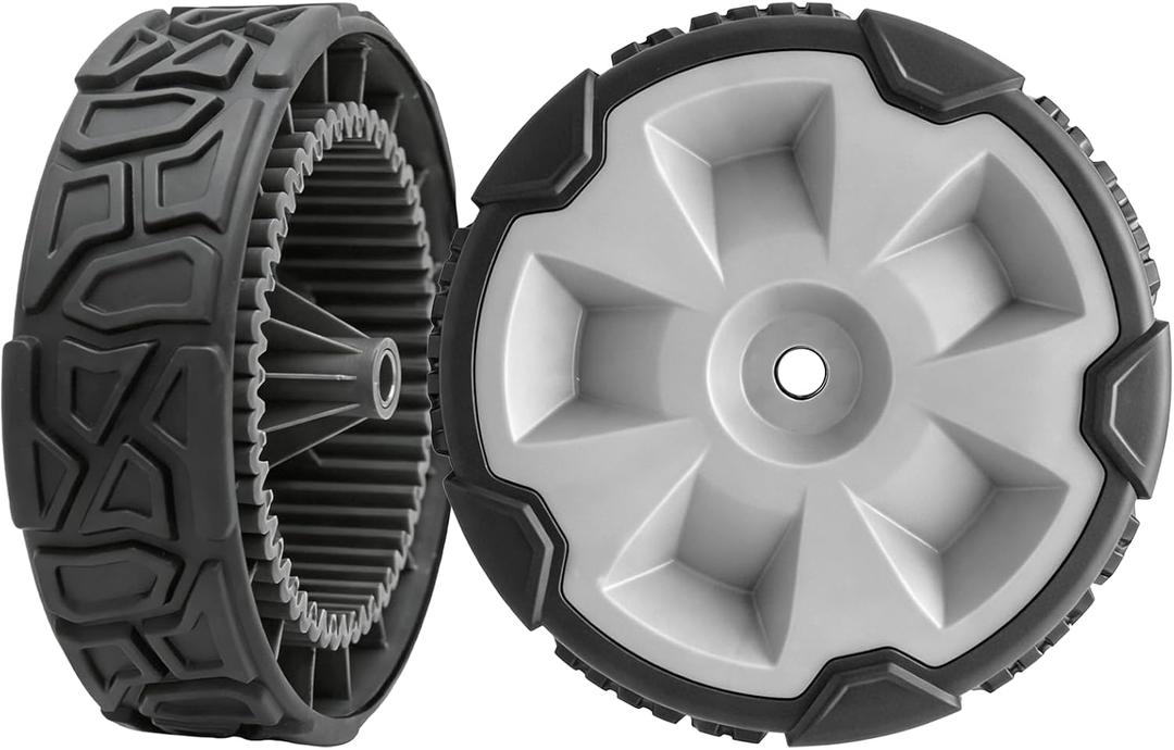 Lawn Mower Wheels 8" FWD 140-2358 1402358 - Toro Replacement Wheels for 22 Inch Push Mower 55cm Recycler, OEM Toro Model 21445 Parts, Fits 21442 21770 21447 21472 21774 Wheel, 2 Pack