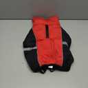 SCENEREAL Dog Winter Coat Reflective Jacket, Warm Fleece Turtleneck Windproof Cold Weather Coats with Adjustable Buckle, Pet Vest Snow Clothes for Small Dogs, Red S