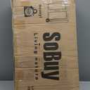 Haotian Wall Cabinet Laundry Room, Medicine Cabinet for Bathroom Kitchen Garage,Floating Cabinet Hanging Storage with Adjustable Shelf, Brown FRG231-BR