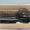 KEGII Corner Shower Organizer, 6-Tier Tension Pole Shower Caddy, Black Floor Standing Corner Shelf for Shower 25-114.2 inch, Waterproof and Rustproof