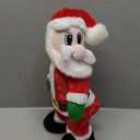 Gfilay Twerking Santa – Animated Dancing Christmas Plush Toy for Adults and Kids, Funny Singing Santa Claus, Ideal for White Elephant Exchange, Gag Gifts and Holiday Décor