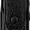 TACNEX OC/Mace Spray Holster for Duty Belt Pepper Spray Pouch MK3 MK4 Canister Holder for MOLLE Vest 1.5" Tactical Flashlight Nylon Case Torch Carrier w/Top Snap Flap for Police Security LE Military