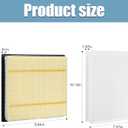 7C3Z-9601-A Engine Filter and FL3Z19N619A Cabin Air Filter Set Replacement for Ford F150 2015-2023, for Ford Expedition 2018-2024, for Ford Lobo 2016-2022, for Lincoln Navigator 2018-2024