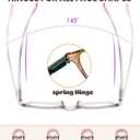 Hubeye 3 Packs Reading Glasses for Women Blue Light Blocking Reader, Anti UV Readers for Women Computer EyeglassesBlack+Zebra+Purple+0.0